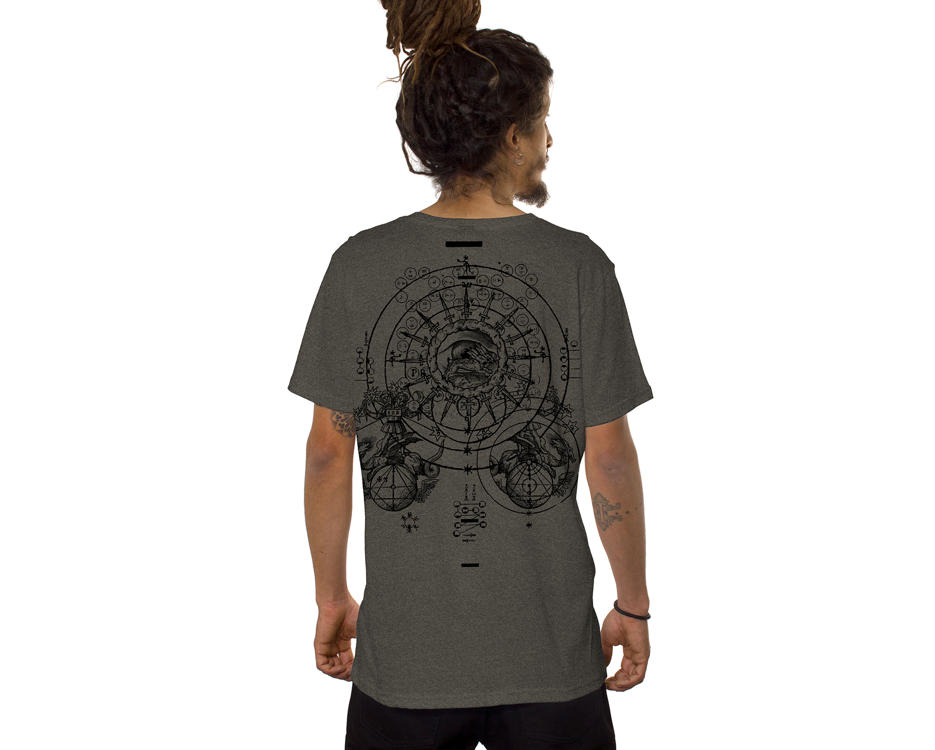mouline psychedelic men t-shirt